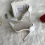 Chic / Beautiful White Office OL Patent Leather Pumps 2020 12 cm Stiletto Heels Pointed Toe Pumps