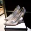 Charming Silver Cocktail Party Rhinestone Pumps 2020 Leather 10 cm Stiletto Heels Pointed Toe Pumps