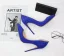 Simple Bleu Roi Bureau OL Chaussures Femmes 2020 12 cm Talons Aiguilles À Bout Pointu Talons