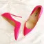 Chic / Beautiful Fuchsia Street Wear Pumps 2020 Leather 10 cm Stiletto Heels Pointed Toe Pumps