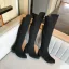 Chic / Beautiful Winter Black Street Wear Suede Womens Boots 2020 7 cm Thick Heels Round Toe Boots