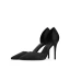 Elegant Black 10 cm Prom Solid Color 2020 High Heels Satin Summer Pointed Toe Stiletto Heels Womens Sandals Womens Shoes