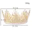 Złote Rhinestone Perła Metal Tiara 2017 Vintage Najpiękniejsze / Ekskluzywne Biżuteria Ślubna