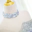 Scintillantes Sexy Argenté Perlage Perle Paillettes Robe De Soirée 2024 Trompette / Sirène Bustier Sans Manches Dos Nu Noeud Longue Soirée