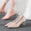 Charming Champagne Wedding Lace Pumps 2020 Rhinestone 6 cm Stiletto Heels Pointed Toe Pumps