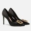 Chic / Beautiful Black Office OL Rhinestone Pumps 2020 Leather 10 cm Stiletto Heels Pointed Toe Pumps