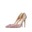 Glitzernden Charmant Pink Abend Pailletten Damenschuhe 2020 10 cm Stilettos Spitzschuh High Heels