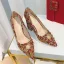 Style Chinois Rouge Faux Diamant Chaussure De Mariée 2020 9 cm Talons Épais À Bout Pointu Mariage Escarpins
