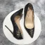 Vintage / Retro Black Street Wear Snakeskin Print Pumps 2020 12 cm Stiletto Heels Pointed Toe Pumps