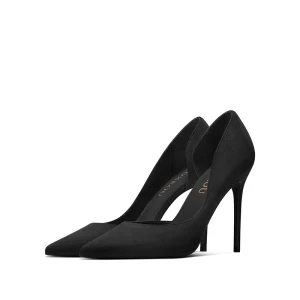 Modest Simple Black Evening Party Womens Shoes 2020 10 Cm Stiletto Heels Pointed Toe Heels