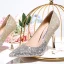Sparkly Charming Gold Sequins Wedding Shoes 2020 10 cm Stiletto Heels Pointed Toe Wedding Pumps