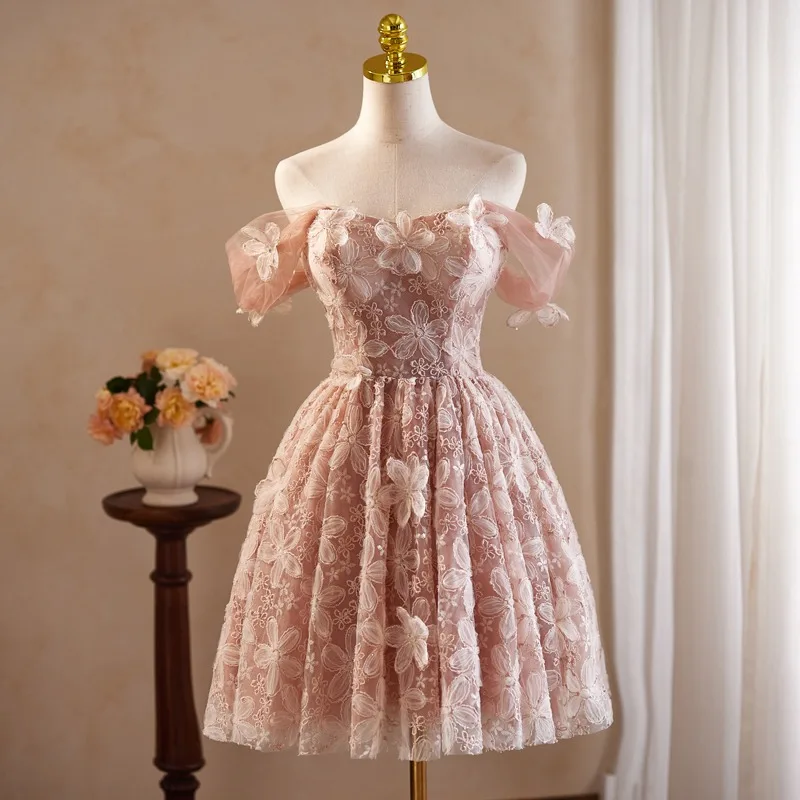 white christmas dresses Marsoni M286S Short Formal Sequin Knee Length Dress