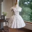 Elegant White Satin Butterfly Bow Appliques Birthday Party Dresses 2024 Ball Gown Off-The-Shoulder Sleeveless Backless Short Formal Dresses