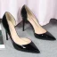 Modest / Simple Black Office OL Womens Shoes 2020 Patent Leather 10 cm Stiletto Heels Pointed Toe Heels