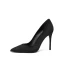 Chic / Belle Noire Daim Promo Escarpins 2020 10 cm Talons Aiguilles À Bout Pointu Escarpins