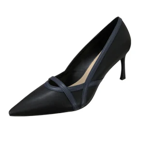 Minimalist Black Office Ol Pumps 2020 7 Cm Stiletto Heels Pointed Toe Pumps