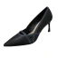Minimaliste Noire Bureau OL Escarpins 2020 7 cm Talons Aiguilles À Bout Pointu Escarpins