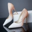 Sparkly Champagne Pumps 2018 Paljett Polyester 10 cm Stiletthæler Spisse Pumps