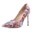 Multi-Colors Floral Outdoor / Garden Pumps 2020 11 cm Stiletto Heels Pointed Toe Pumps