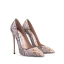 Sexy Schlangenhautmuster Cocktail Pumps 2020 10 cm Stilettos Spitzschuh Pumps