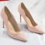 Mooie / Prachtige Nude Straatkleding Pumps 2020 Lakleer 10 cm Naaldhakken / Stiletto Spitse Neus Pumps