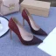 Sparkly Burgundy Evening Party Pumps 2020 Sequins 10 cm Stiletto Heels Pointed Toe Pumps