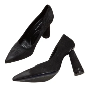 Simple Bureau Ol Noire Escarpins 2020 8 Cm Talons Aiguilles À Bout Pointu Escarpins
