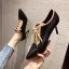 Fashion Black Street Wear Pumps 2020 7 cm Stiletto Heels Pointed Toe Pumps