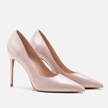 Eenvoudige Blozen Roze Kantoor Ol Zijde Satijn Pumps 2021 10 Cm Naaldhakken Stiletto Spitse Neus Pumps