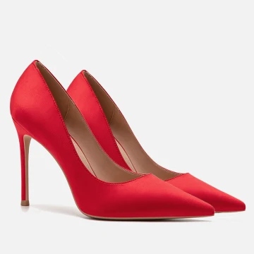 Simple Chic Belle Rouge Promo Escarpins 2021 Cuir 10 Cm Talons Aiguilles À Bout Pointu Escarpins