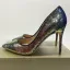 Scintillantes Dégradé De Couleur Escarpins Cocktail Paillettes Escarpins 2021 12 cm Talons Aiguilles À Bout Pointu Talons Hauts