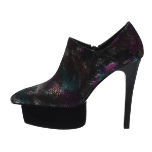 Inhabituel Multi Couleurs Club De Carnaval Escarpins 2021 Cuir 12 Cm Talons Aiguilles À Bout Pointu Talons Hauts