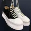 Fashion Modest / Simple Black Winter Casual Plush Canvas Platform Womens Shoes 2021 Round Toe