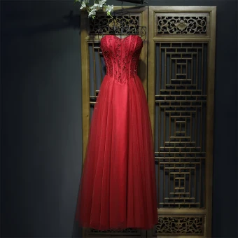Chic Beautiful Formal Dresses 2017 Lace Embroidered Sequins Sweetheart Sleeveless Ankle Length A Line Princess Evening Dresses