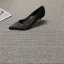 Modest / Simple Black Casual Suede Pumps 2021 5 cm Stiletto Heels High Heels Pointed Toe Pumps
