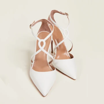 Sexy Noire Cocktail X Strap Sandales Femme 2021 10 Cm Talons Aiguilles À Bout Pointu Sandales Talons Hauts