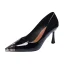 Chic / Beautiful Black Evening Party Patent Leather Pumps 2021 7 cm Stiletto Heels Pointed Toe Pumps High Heels