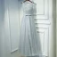 Simple Marron Robe Pour Mariage 2017 Dentelle Fleur Paillettes Sans Manches Longueur Cheville Empire Robe Demoiselle D'honneur