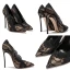 Schöne Weiß 2018 Hochzeit 10 cm / 4 inch Hochhackige Satin Mit Spitze Applikationen Spitzschuh Abend Ball Brautschuhe