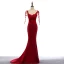 Modern / Fashion Evening Dresses  2017 Scoop Neck Appliques 3/4 Sleeve Trumpet / Mermaid Lace Formal Dresses