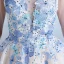 Chic / Beautiful Sky Blue Cocktail Dresses 2018 A-Line / Princess Tulle U-Neck Appliques Backless Beading Homecoming Cocktail Party Graduation Dresses