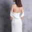 Classic Elegant White Evening Dresses  2018 Trumpet / Mermaid Halter Backless Evening Party Formal Dresses