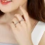 Modern / Fashion Rhinestone Gold Cubic Zirconia Ring Pageant 2-piece Rings 2019 Accessories