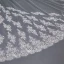 Mooie / Prachtige Witte Huwelijk Kant Tule Appliques Cathedral Train Bruidssluier 2017