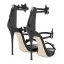 Modern / Fashion Silver 10 cm 2018 High Heels Star Zipper Ankle Strap Beading Rhinestone Sandals Open / Peep Toe Stiletto Heels Evening Party Hall