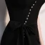 Modern / Fashion Black Evening Dresses  2017 Trumpet / Mermaid One-Shoulder Backless Beading Polyester Evening Party Formal Dresses