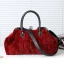 Luxury / Gorgeous Burgundy Clutch Bags Beading Rhinestone Evening Party Accessories 2019