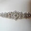 Luxus / Herrlich Ivory / Creme Schärpen 2020 Satin Metall Perlenstickerei Strass Hochzeit Abend Ball Brautaccessoires