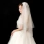 Scintillantes Bling Bling Champagne Voile De Mariée 2020 Courte Tulle Paillettes Mariage Accessorize