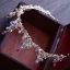 Chic / Beautiful Candy Pink Bridal Jewelry 2017 Metal Beading Crystal Rhinestone Headpieces Wedding Prom Accessories
